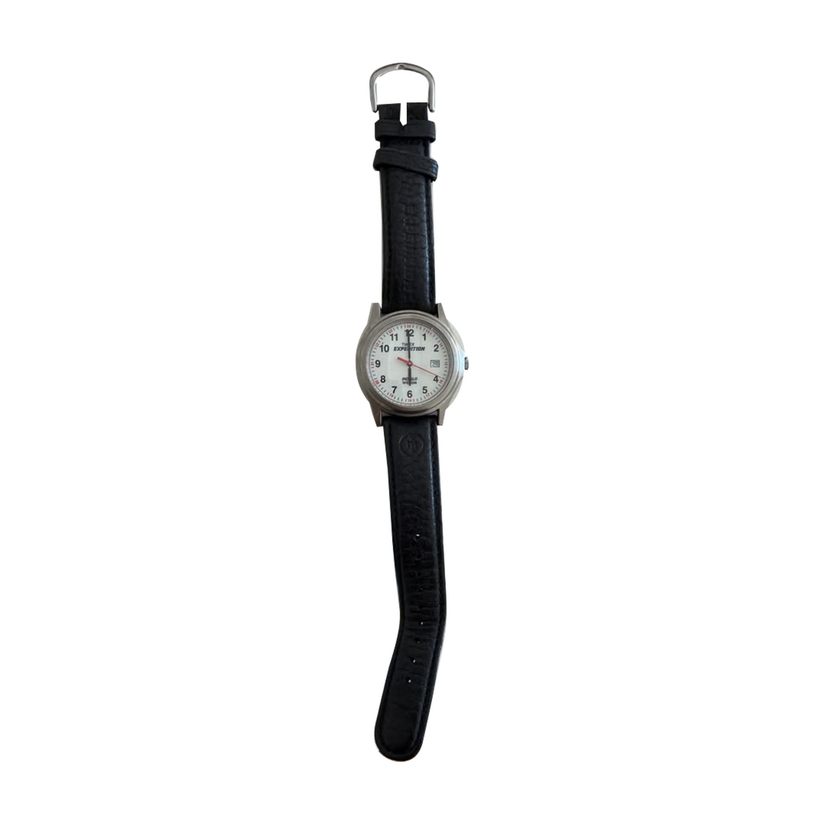 Vintage Timex Expedition Indiglo WR50M White Dial Watch - Requires a Battery