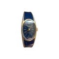 Vintage Regency Blue Oval Antimagnetic Mechanical Watch - Requires Winding