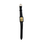 Vintage Nisken Rectangular Gold Dial Quartz Watch - Requires a Battery