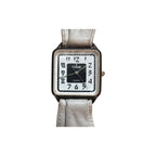 Vintage Cheval Square Cuff Quartz Watch - Requires a Battery