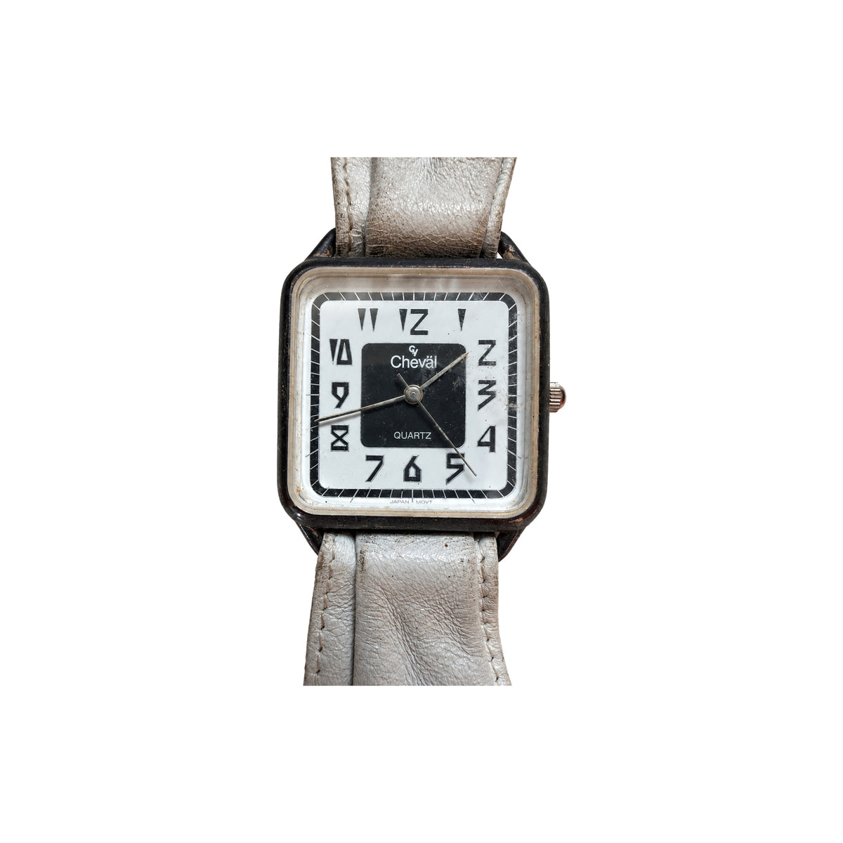 Vintage Cheval Square Cuff Quartz Watch - Requires a Battery
