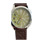 Vintage Olive Dial Military Field Watch - Requires a Battery