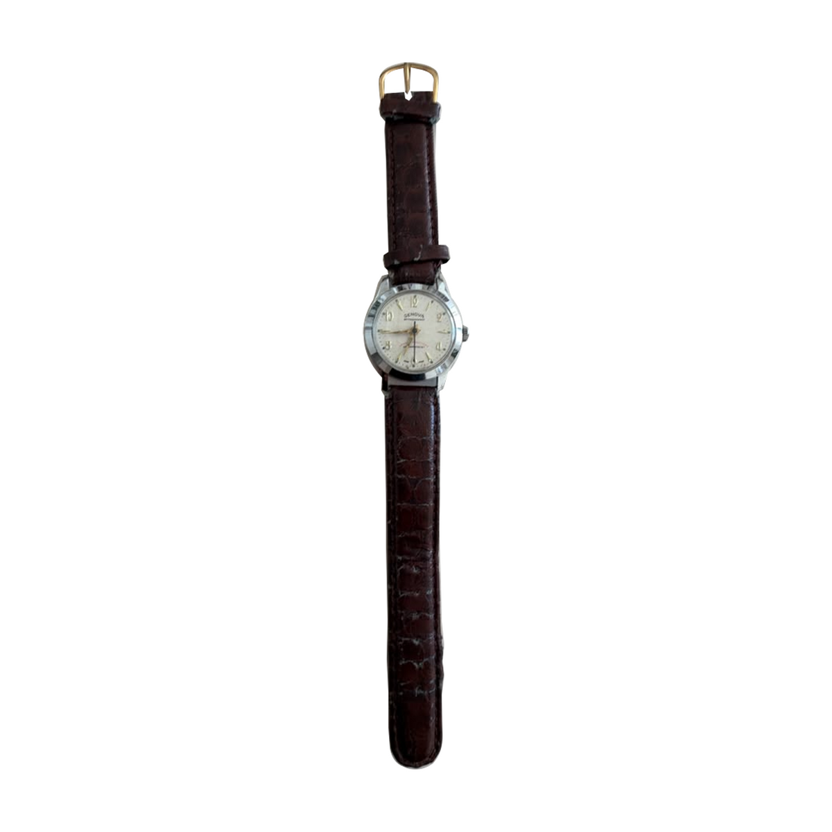 Vintage Genova Swiss Lifetime Mainspring Mechanical Watch - Requires Winding