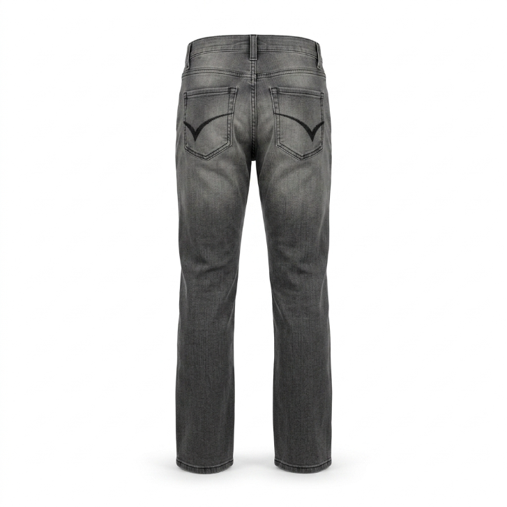 Five Four Marco Faded Grey Slim Fit Denim Jeans