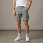 Five Four Grey Chambray Chino Shorts