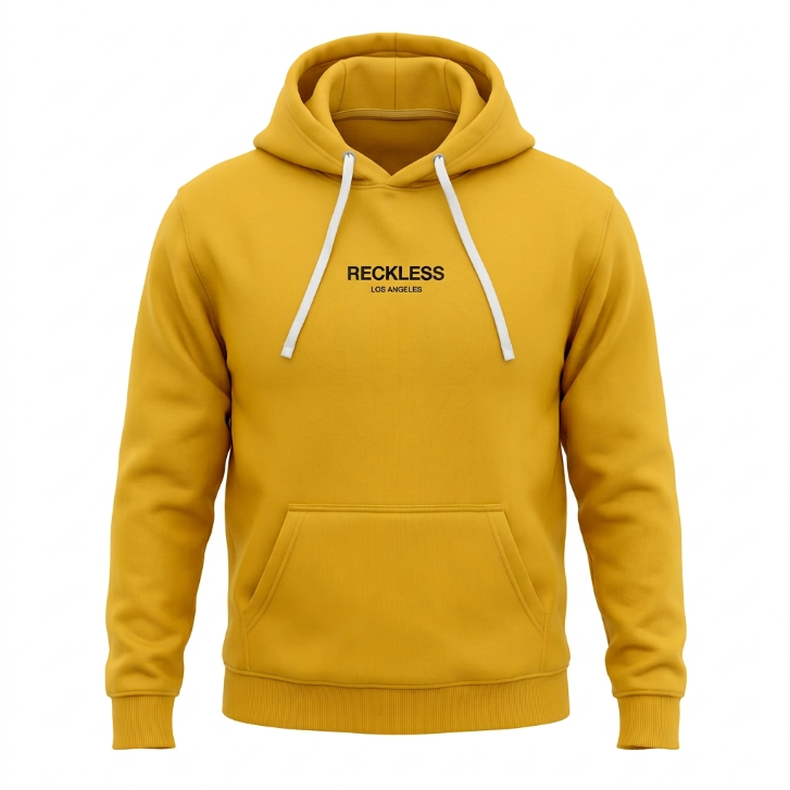 Reckless Los Angeles Yellow Hoodie
