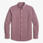 Five Four Red & Navy Gingham Check Long Sleeve Shirt - Red / Navy / White / Size Large