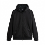 KITH Softshell Zip-Up Hooded Jacket - Black
