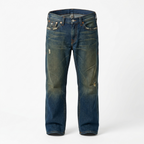 True Religion Billy Distressed Medium Wash Bootcut Jeans