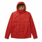 ZARA MAN Hooded Utility Field Jacket Red