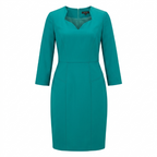 BOSS Hugo Boss Green V-Neck Sheath Dress