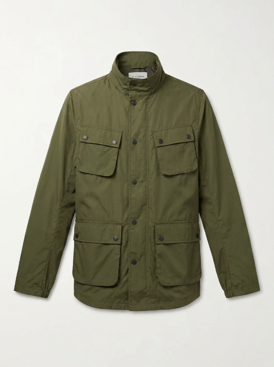 Five Four Los Angeles Olive Green Military Utility Field Jacket