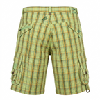 Five Four Rack & Compass Abalone Green Plaid Shorts