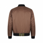 Five Four Brown Zip-Up Bomber Jacket