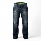 Five Four Distressed Faded Medium Wash Straight Leg Jeans