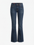 AG Adriano Goldschmied Dark Wash Raw Hem Flare Jeans Size 28/REGULAR