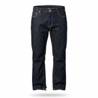 Five Four Dark Wash Contrast Stitch Straight Leg Jeans