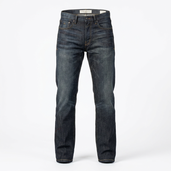 Five Four Magellan Heavy Faded Dark Wash Straight Leg Jeans