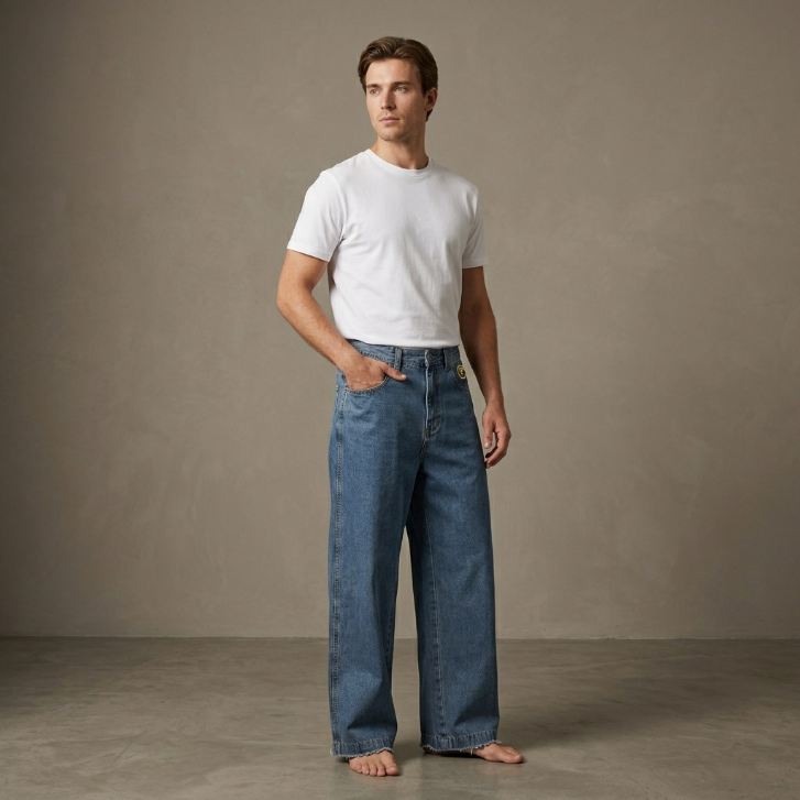 Five Four Blue Straight Leg Jeans
