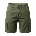 Five Four Olive Zip Pocket Cargo Shorts
