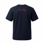Five Four "Schizzle" Graphic T-Shirt Navy Blue