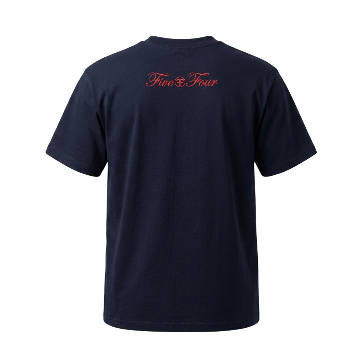 Five Four "Schizzle" Graphic T-Shirt Navy Blue