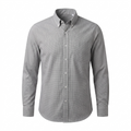 Five Four Micro Grid Check Long Sleeve Shirt - Black / White / Size Large