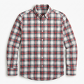 Five Four Red Navy & White Plaid Long Sleeve Shirt - Red / Navy / White / Size Medium