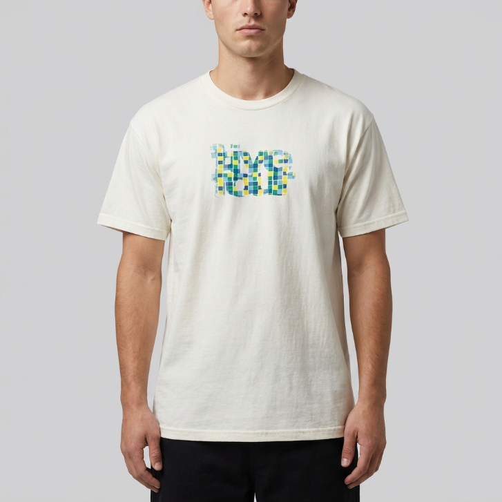 Five Four Mosaic Block Logo Graphic T-Shirt White