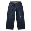 Levi's Dry Goods Dark Wash Distressed Wide Leg Jeans