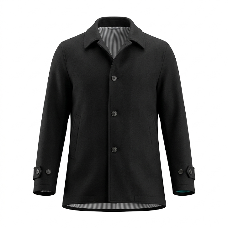 Five Four Black Button-Up Jacket