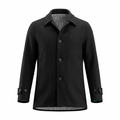 Five Four Black Button-Up Jacket
