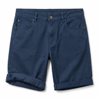 Five Four Slate Blue 5-Pocket Cuffed Shorts
