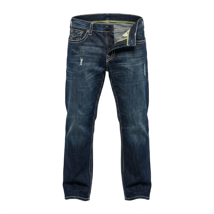 Five Four Distressed Straight Leg Jeans