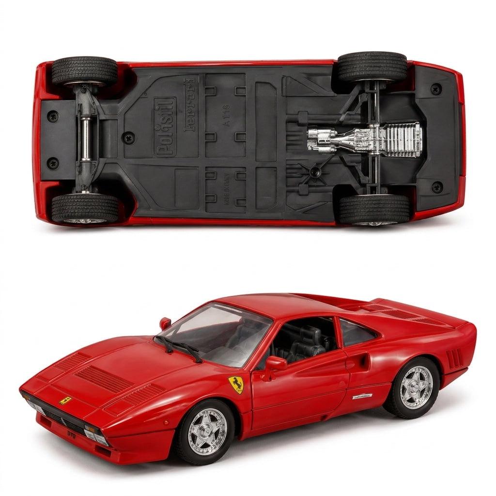 Vintage Polistil Ferrari Red Diecast Model Car A116 – Made in Italy