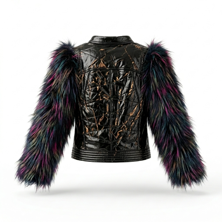 Mazzi Bella Black Biker Jacket