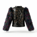 Mazzi Bella Black Biker Jacket