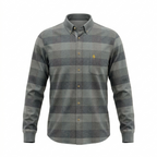 Five Four x 12AM Run Grey Plaid Shirt