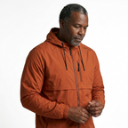 Municipal Sport Utility Gear Windbreaker - Rust Orange