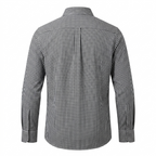 Five Four Black & White Gingham Check Long Sleeve Shirt - Black / White / Size Large