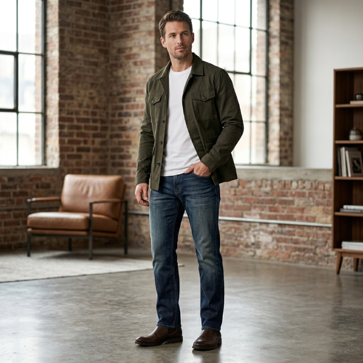 Five Four Men's Risk & Conquer Shanghai Dros Jeans