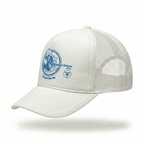 Five Four Engine Driver White Trucker Cap