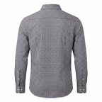Five Four Purple & White Micro Gingham Check Long Sleeve Shirt