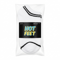 HOT FEET 8 Pack No Show Socks for Women, Thin Low Cut Ankle Socks - Size 4-10 (White)