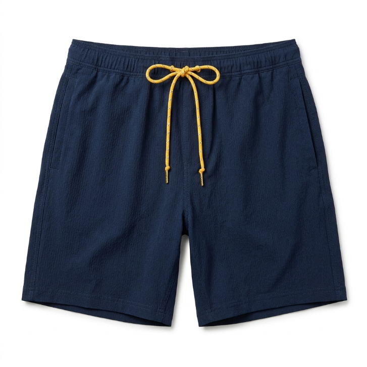 Five Four x Mark McNairy Navy Ripstop Swim Trunks