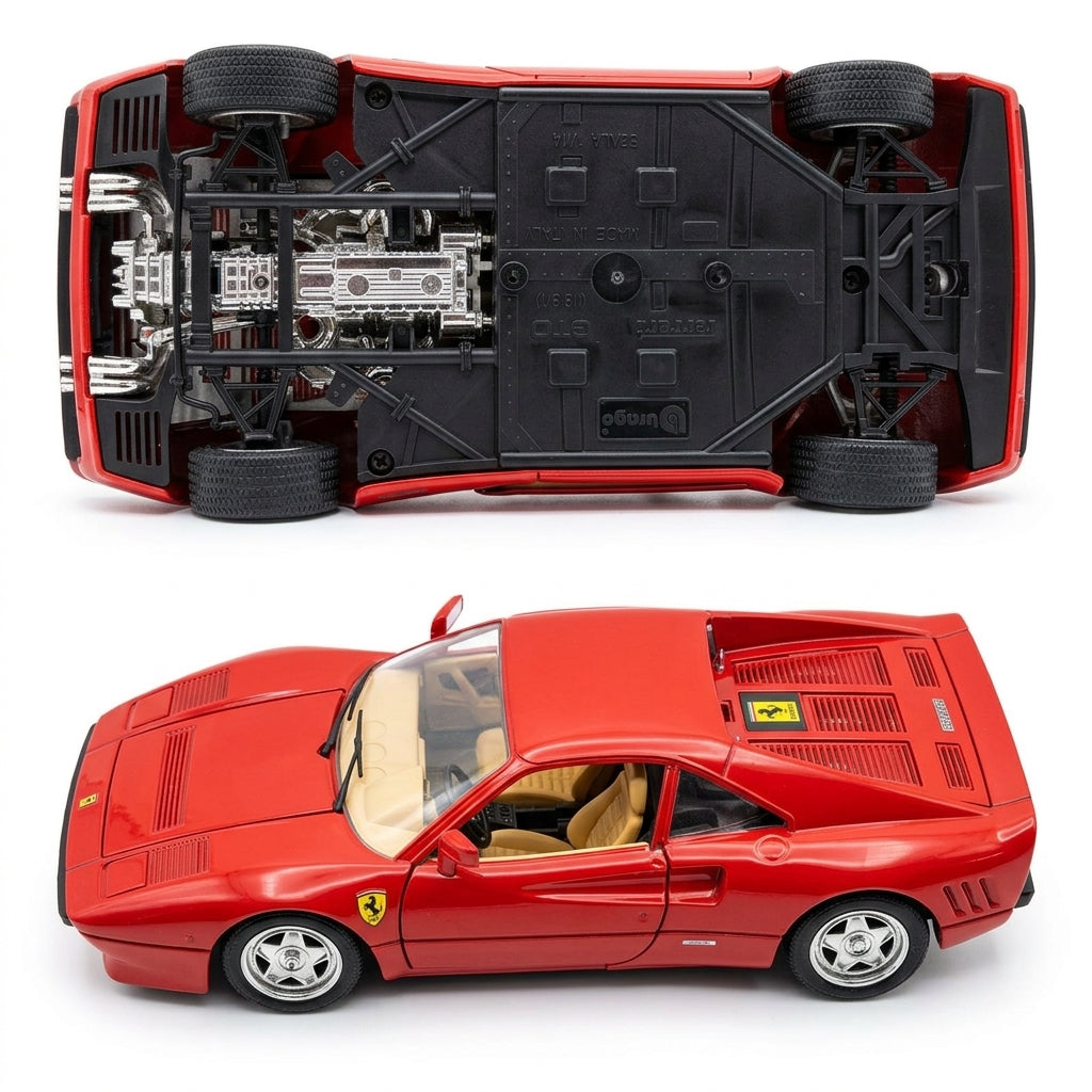 Vintage Bburago Ferrari 288 GTO 1984 Red 1:18 Diecast Model – Made in Italy