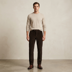 Barneys New York Size 33 Dark Brown Corduroy Trousers ME