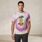 El Merch CHTM Vice Menta Bear Tie-Dye Graphic T-Shirt Multicolor