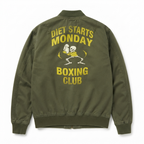 Five Four x Diet Starts Monday Olive Graphic Bomber Jacket