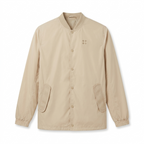 Grand AC Tan Beige Snap Button Lightweight Jacket